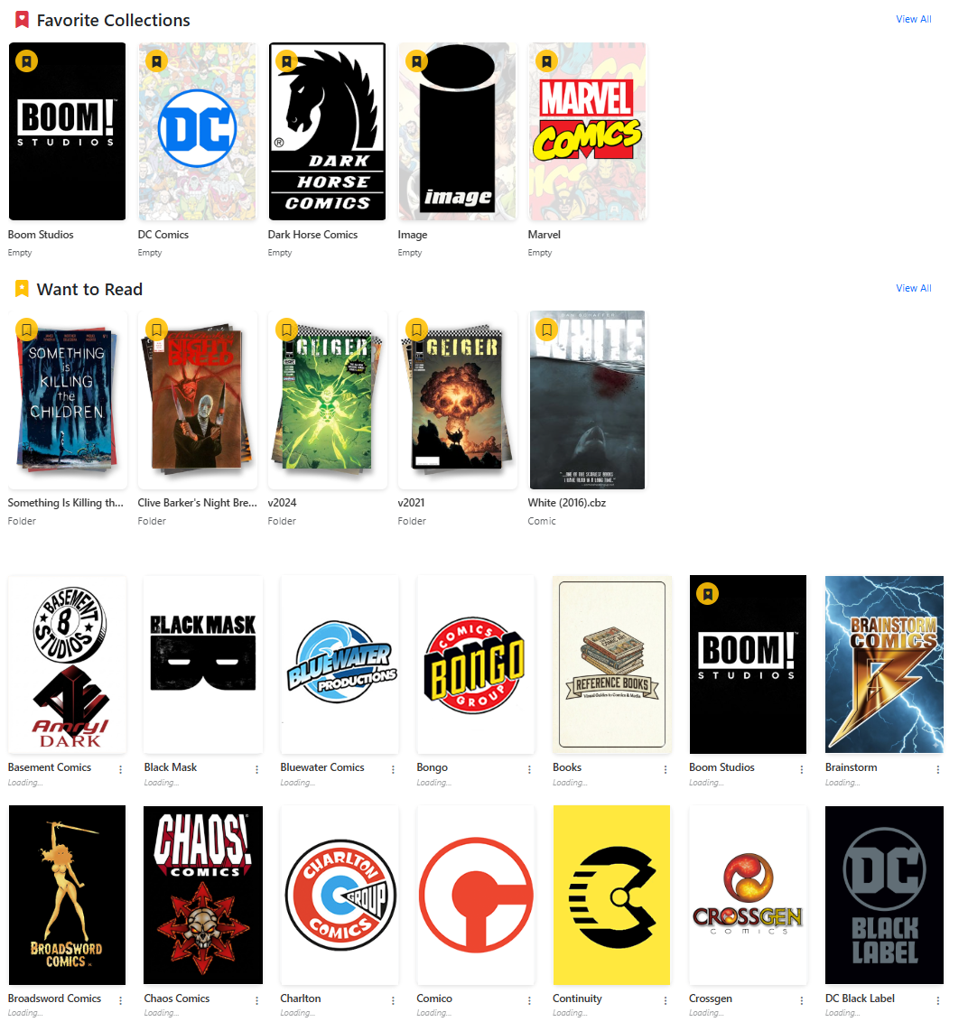 Collection Landing Page