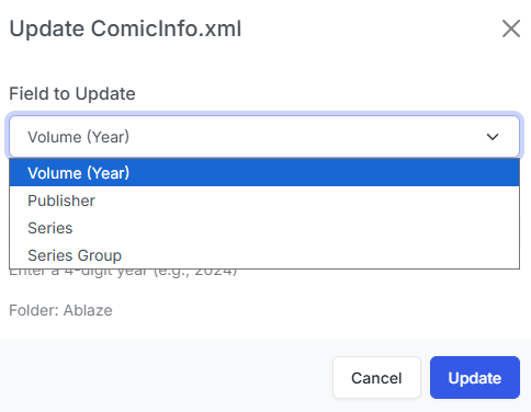 Bulk Update ComicInfo.xml