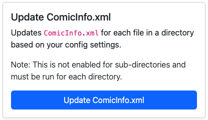 Clean ComicInfo.xml