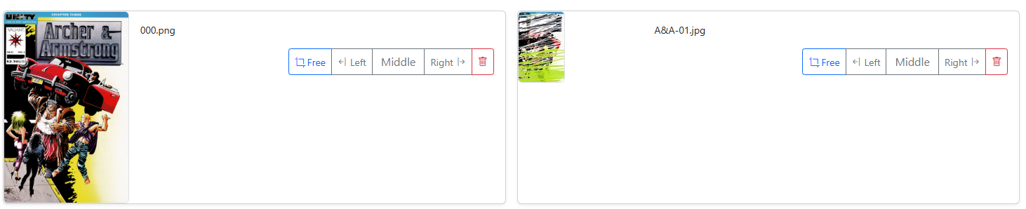 New Cover Added Upload Example