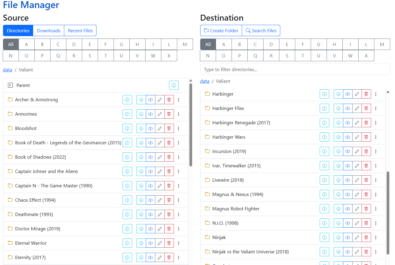 Built in File Manager