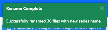 Rename Series Complete