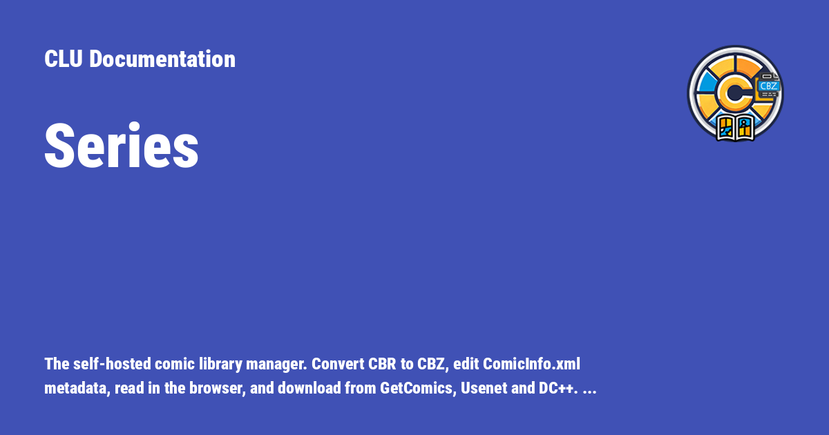 Series - CLU Documentation