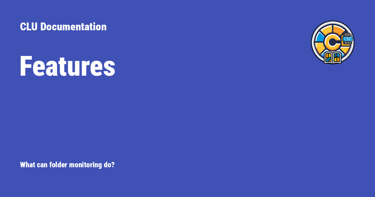Features - CLU Documentation