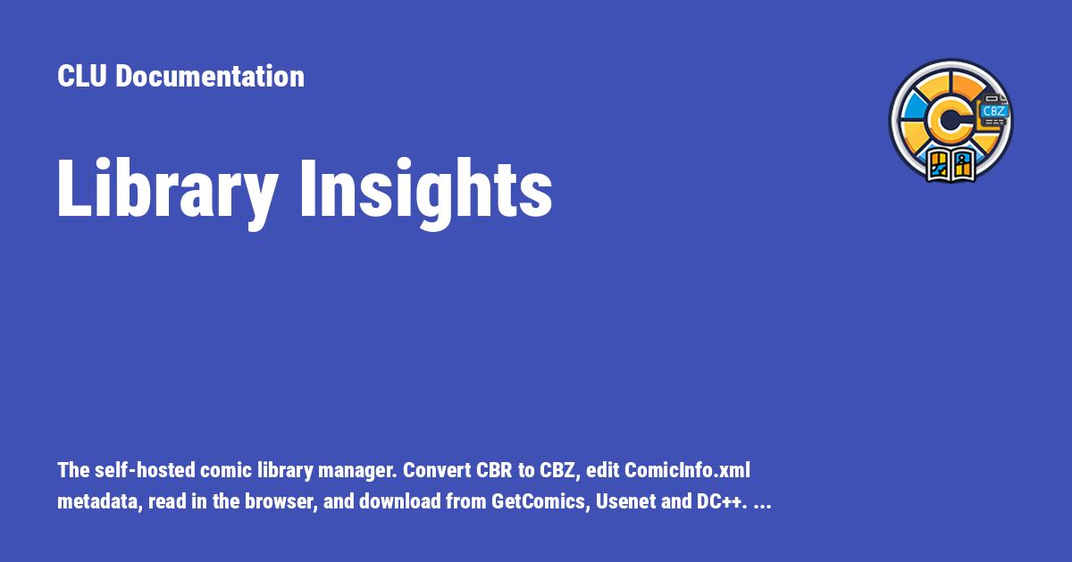 Library Insights - CLU Documentation