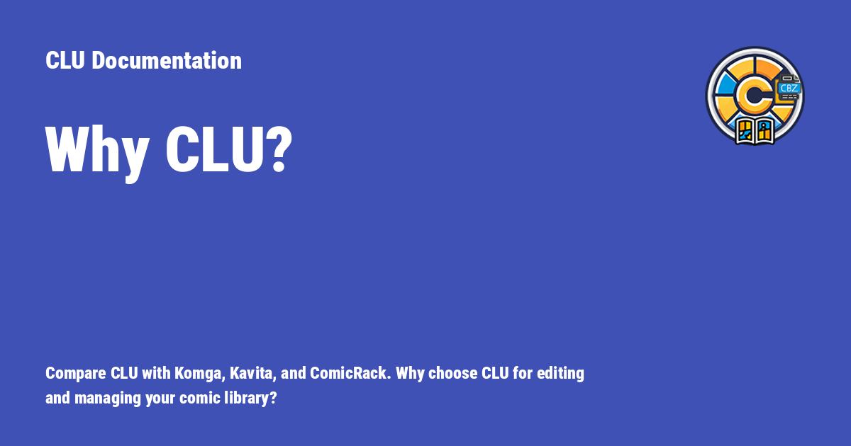 Why CLU? - CLU Documentation