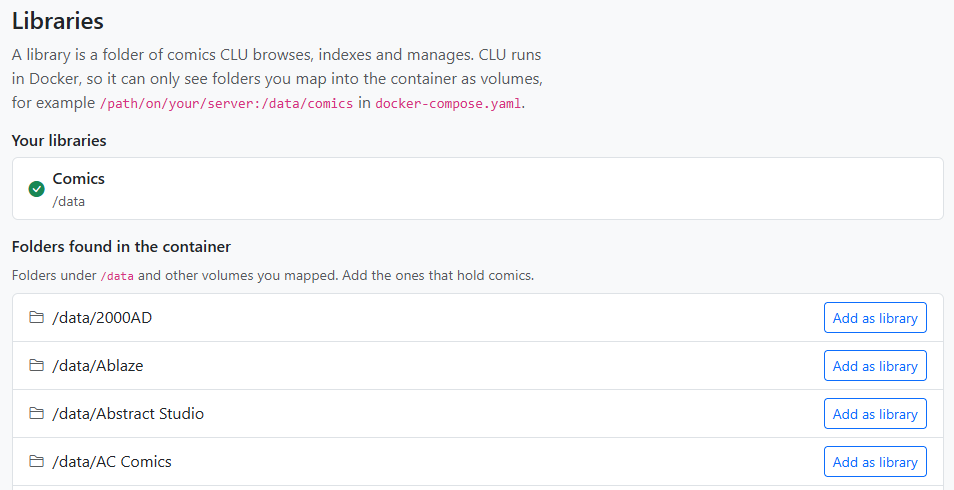 Guided Setup - Libraries
